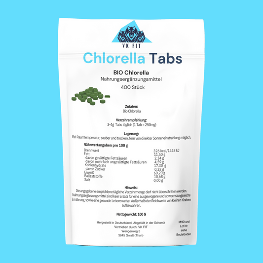 Chlorella tabs - 400 pieces