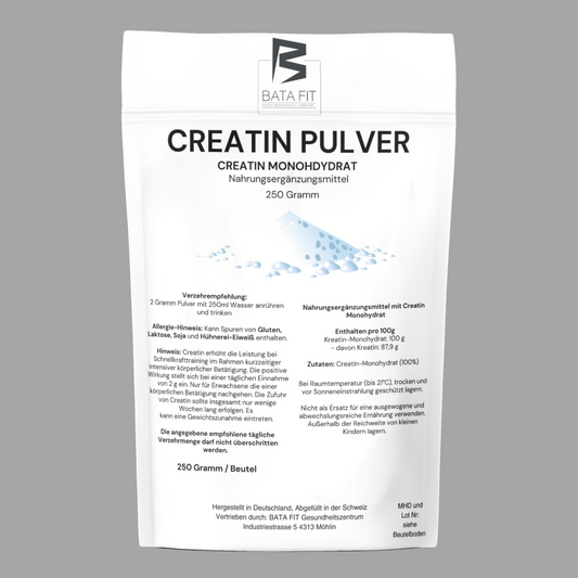 Creatin Monohydrat Pulver - 250g Beutel