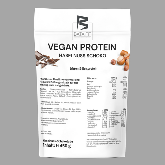 Veganes Premium Protein - Haselnuss Schoko